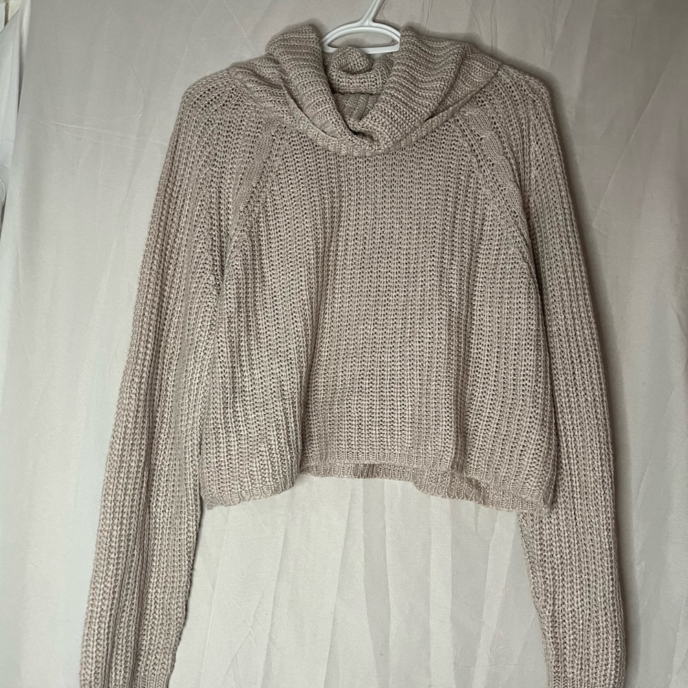 Ardene Light Beige Cowl Neck Sweater